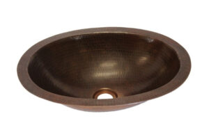 16" Oval Copper Sink