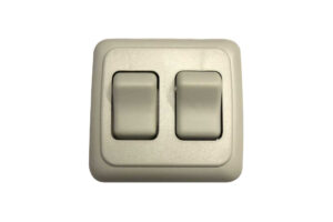 '@Home Series Double Switch - White