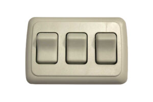 '@Home Series Triple Switch - White