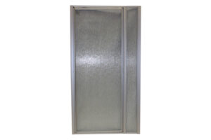 36" Pivot Shower Door - Satin Nickel