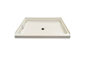 24" x 32" Shower Pan - Center Drain - Parchment