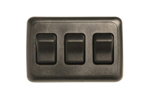 '@Home Series Triple Switch - Black
