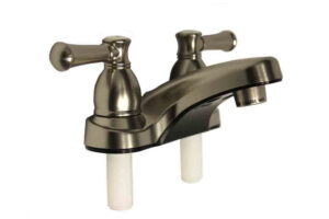 Dual Lever Bathroom Faucet - Brushed Nickel