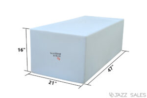 Water Tank 16"W x 47"L x 21"H (63 Gallon) Model #WO116 with No Fittings