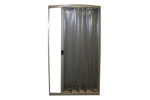 Arcadia Soft Shower Door - Platinum