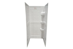 24" x 32" x 72" Shower Surround - White