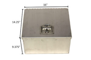 Single Battery Box with Latch