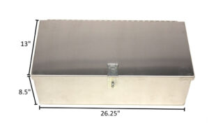 Economy Dual Battery Box with Latch