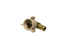1/2" x 1/2" FPT Brass Swivel Elbow