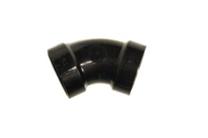 45 Degree 1.5" ABS Elbow Hub x Hub