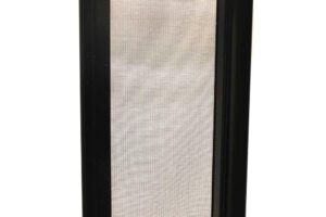 74" Retractable Screen Door - Black