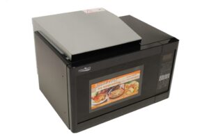 High Pointe 1000w Convection Microwave 1.1-Cubic Ft. with Trim Kit - Black