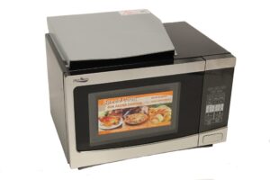 High Pointe 1000w Convection Microwave 1.1-Cubic Ft. with Trim Kit - Stainless Steel