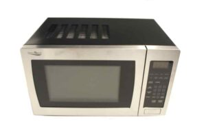 High Pointe 900w Microwave 1-Cubic Ft. with Trim Kit - Stainless Steel