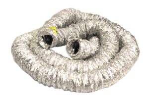 4" x 25' Flexible Metallic Heat Duct