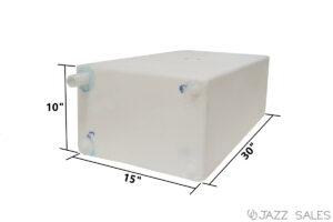 Water Tank 15"W x 30"L x 10"H (18 Gallon) Model #W1280
