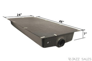 Holding Tank 24"W x 48"L x 7"H (20 Gallon) Model # HT550 - Center End Drain