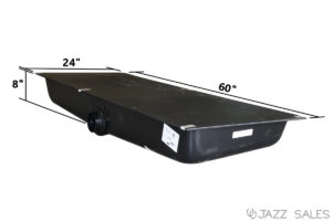 Holding Tank 24"W x 60"L x 8"H (30 Gallon) Model #HT140 - Center Side Drain