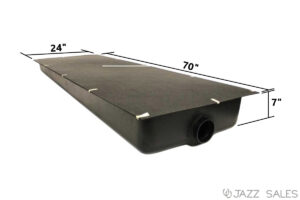 Holding Tank 24"W x 70"L x 7"H (30 Gallon) Model #HT551 - Center End Drain