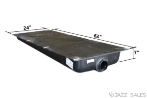 Holding Tank 24"W x 63"L x 7"H (27 Gallon) Model #HT553 - Center End Drain