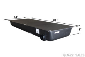 Holding Tank 24"W x 63"L x 8"H (34.5 Gallon) Model #HT515 - Right Hand Side Drain