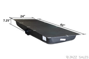 Holding Tank 24"W x 63"L x 7.25"H (27 Gallon) Model #HT540 - Center Side Drain