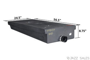 Holding Tank Roto-Molded 24.5"W x 56.5"L x 9"H (40 Gallon) Model #H931A - Center End Drain