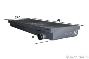 Holding Tank Roto-Molded 24"W x 63"L x 8"H (40 Gallon) Model #H1063 - Right Hand Side Drain