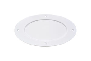 Oval Access Panel - White